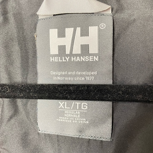 Helly Hansen Gray Charcoal Black Button Up Snap Up Jacket Women’s XL - Picture 4 of 6